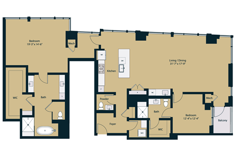 1620 Sansom Street Studio-3 Beds Apartment for Rent - Photo Gallery 37